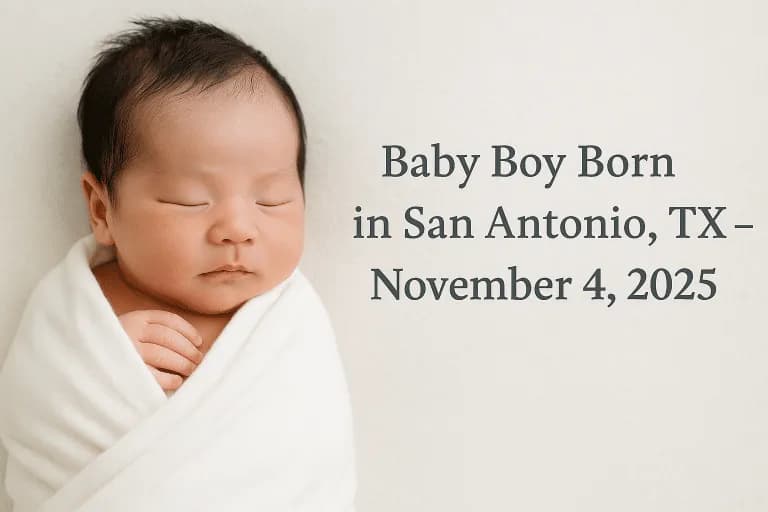 Baby Boy Born in San Antonio TX