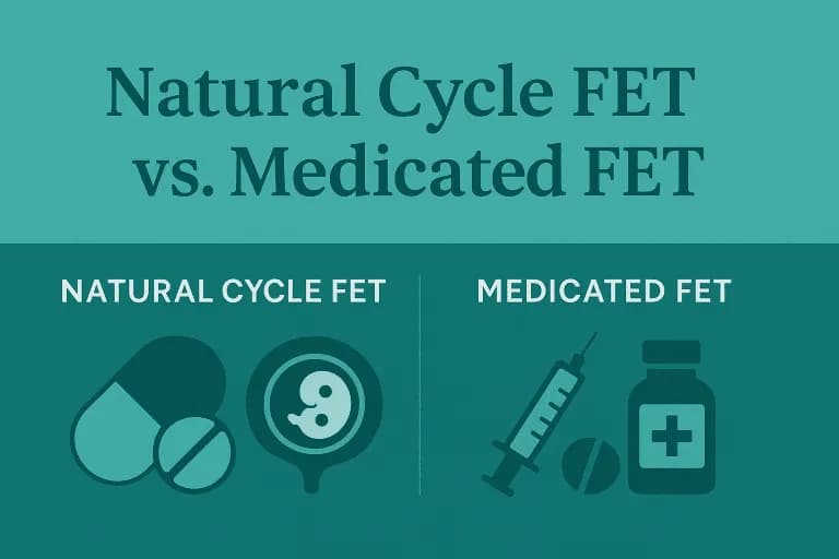 Natural Cycle FET vs. Medicated FET